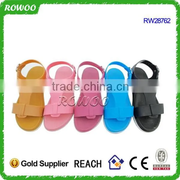 Fashion wedge Lady Slipper sandals With Colourful