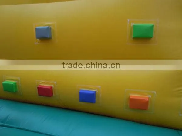 commercial grade indoor rock climbing wall inflatable for sale