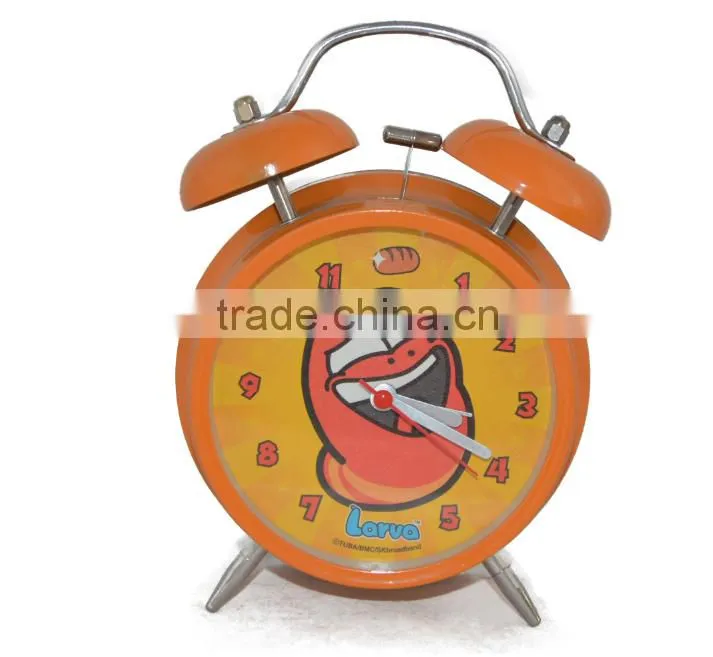 Popular Cute&Funny Twin Bell Alarm Clock for birthday gift
