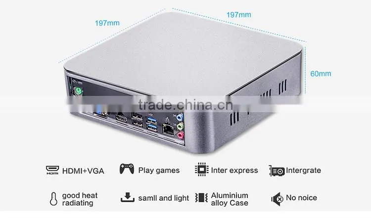Hot Selling X25-I7 2600s 8G RAM 128G SSD Desktop Computers Mini Pc Board i5 Barebone Support Linux/Ubuntu/window 7