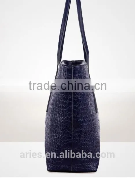 genuine cowhide leather bag , fashion women bag