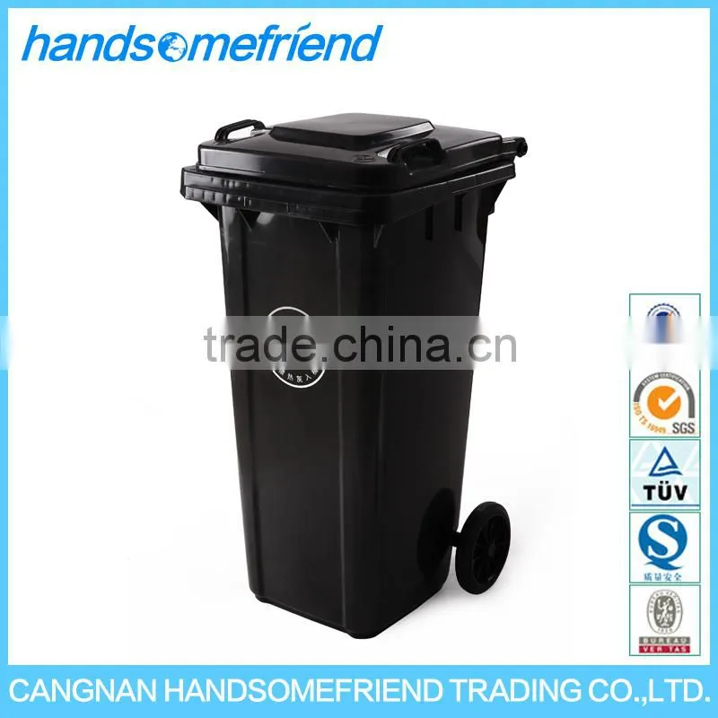 120 liters environmentally friendly mobile standing plastic dustbins,plastic dustbin ,Garbage Container