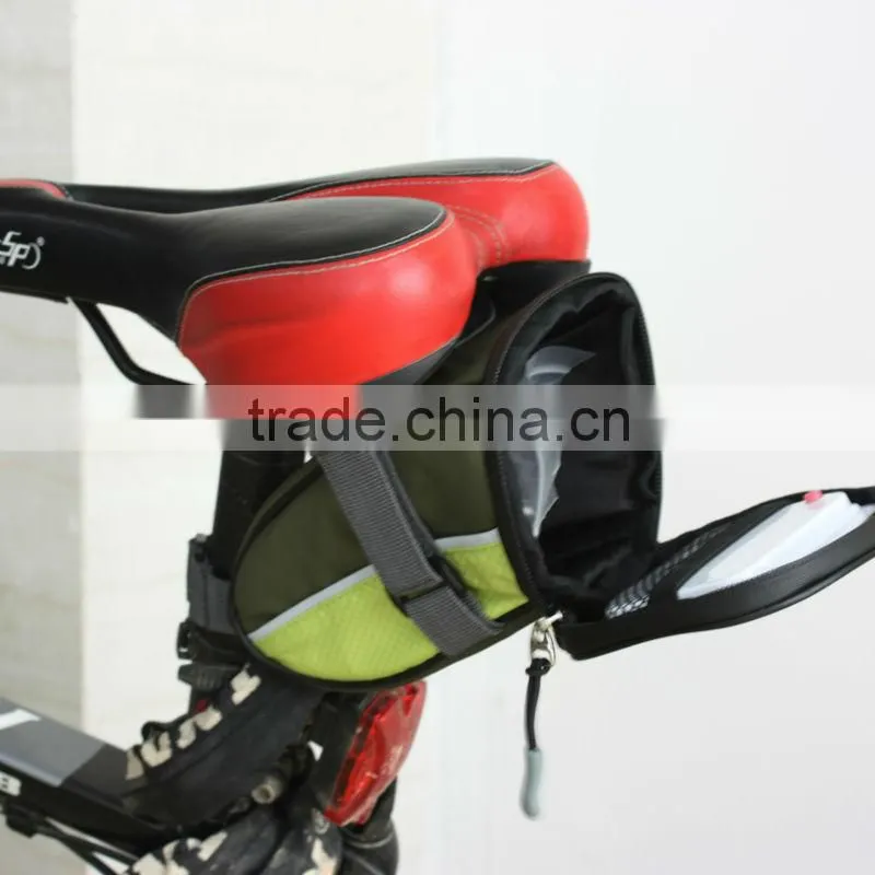 2016 Cycling security bike sadle bag bike back seat led light bag LED Light bicycle wireless turn signal mountaineering bag