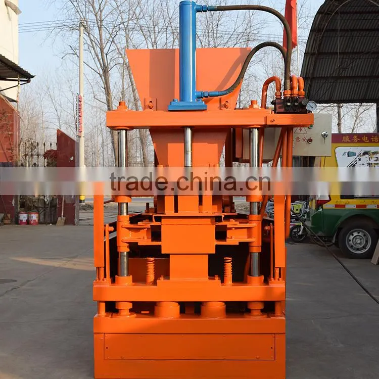 2015 new design WT1-10 brick machine for making interlocking hollow blocks