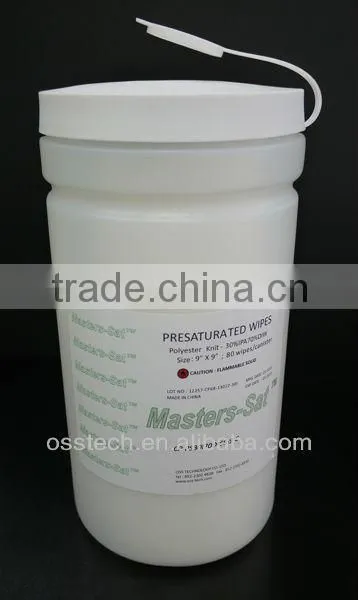 Cleanroom Sterile Presaturated Nonwoven Wipe Sterile wiper, Sterile Pre-wetted Wipe, Presaturated Nonwoven Wipe