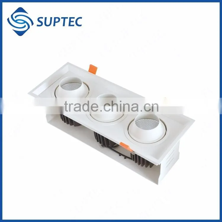 Three Head COB LED Grille Downlight