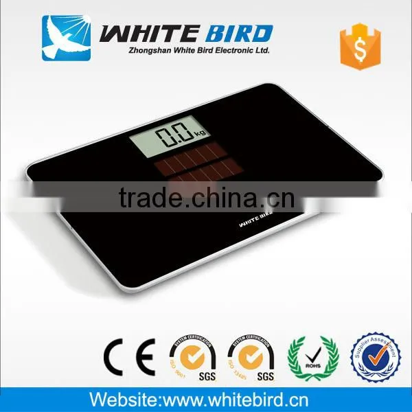 150kg/0.1kg electronic digital solar powered bathroom weighing scale