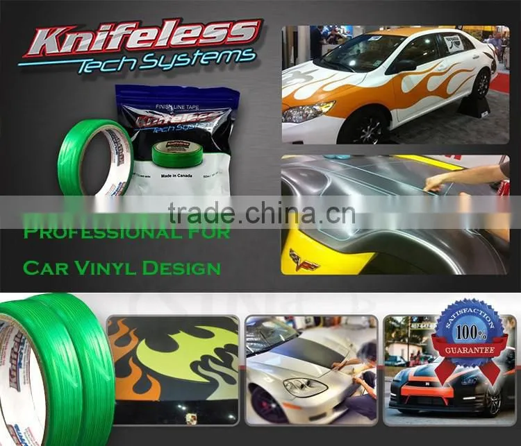 SINO 5mm*50M Paypal Payment 3M Knifeless Tape For Car Wrapping Application Tools