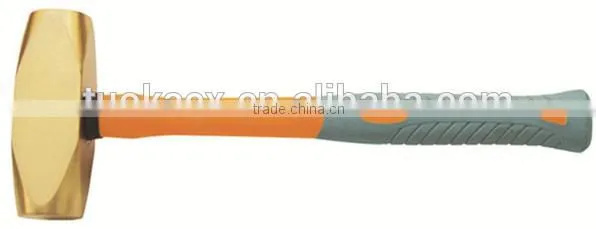 High quality hand tools brass flat hammer Euro type
