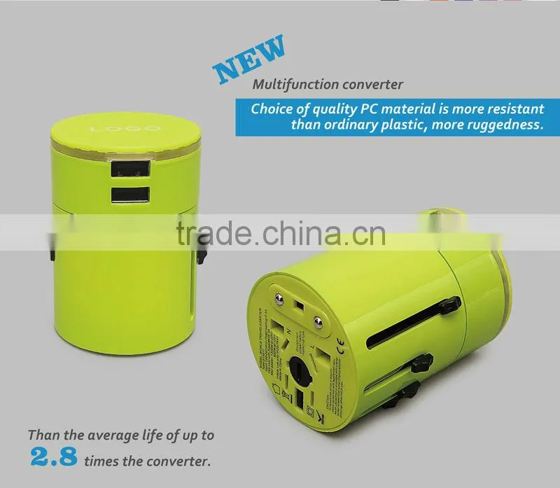 GENJOY new zealand travel adapter with dual usb charger