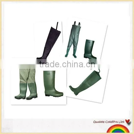 Nylon pvc breathable fishing hip waders