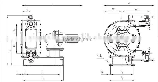 HIghly Performance Cost of SINCOLA Inline Hose Pump