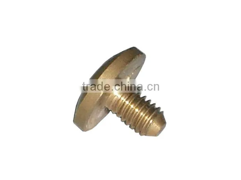 Mushroom head brass screws for industry machiney parts