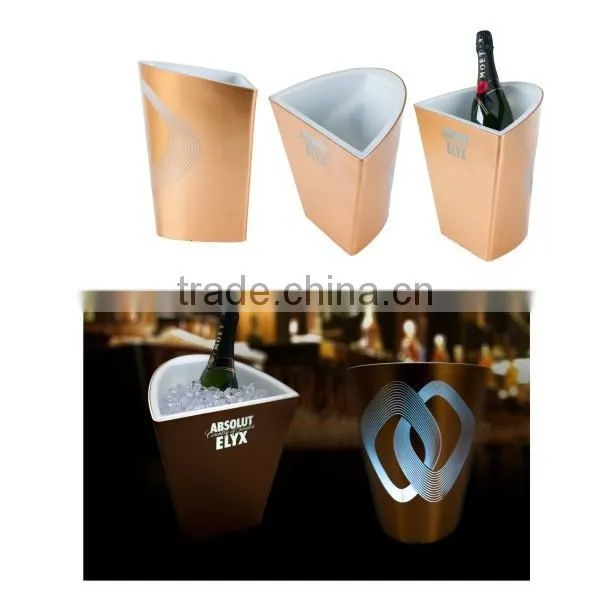 GOOD QUANLITY LED Plastic Ice Bucket