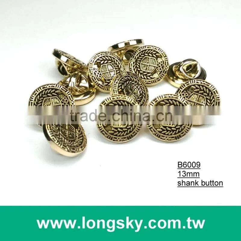 (#B6018/11mm) anthentic plated plastic knot type small buttons for dress