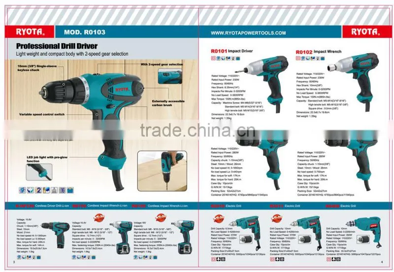 10mm 370W Electric drill---R2011