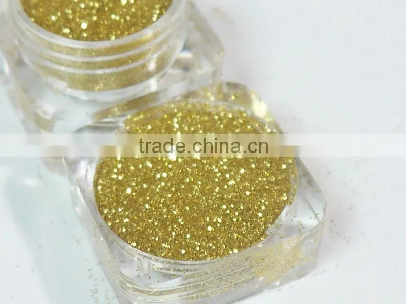 .008"Gold Solvent resistance UV resistance glitter powder