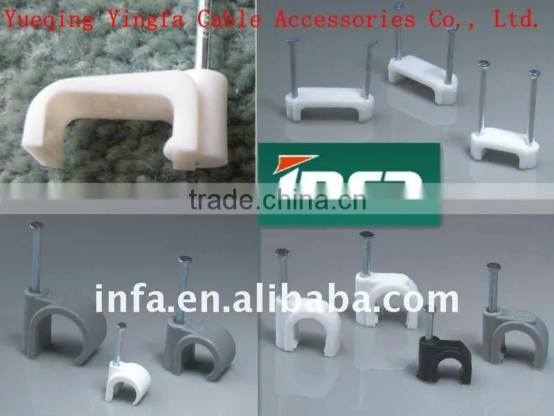 Electrical wire cable holder clips