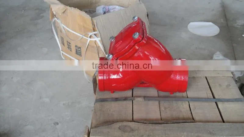 DI Grooved End Y Strainer
