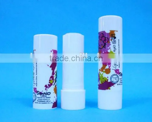 5g clear lip blam tube, samll cap lipgloss container