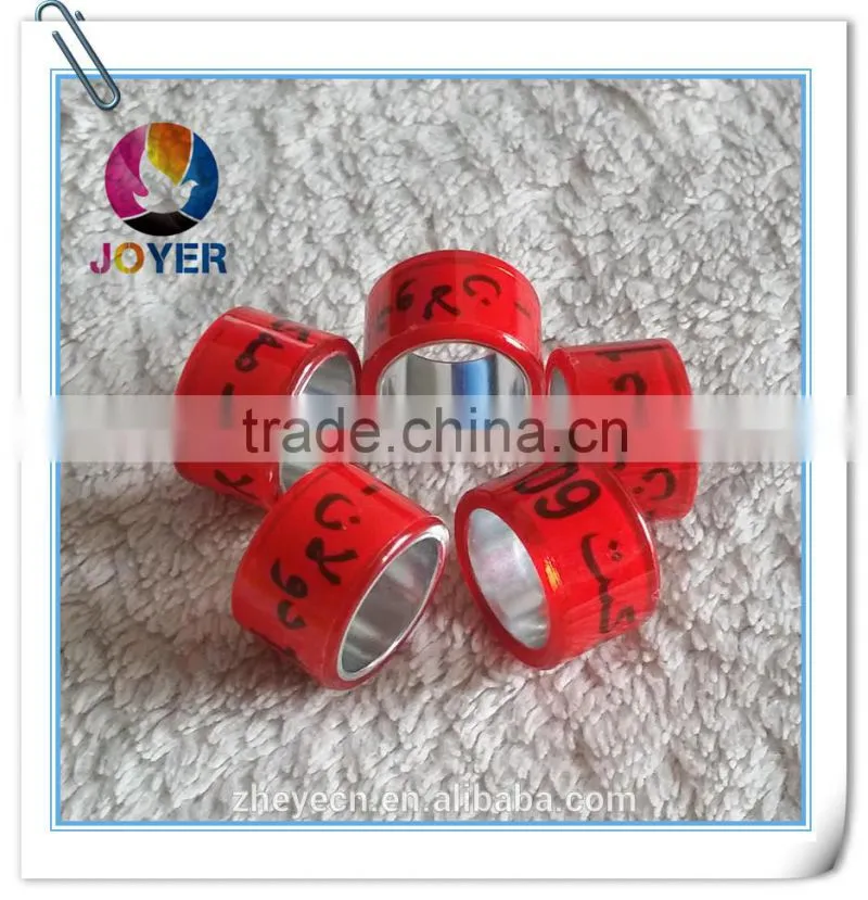 100pc free shipping 10mm 2015 short pigeon foot ring numbered band for pigeons