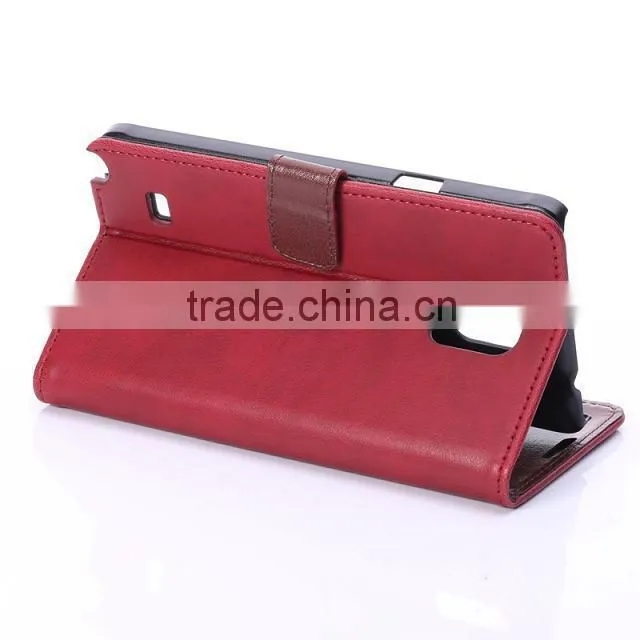 High quality mobile phone case from china supplier, pu leather wallet case for samsung galaxy note 4 mobile phone D0155