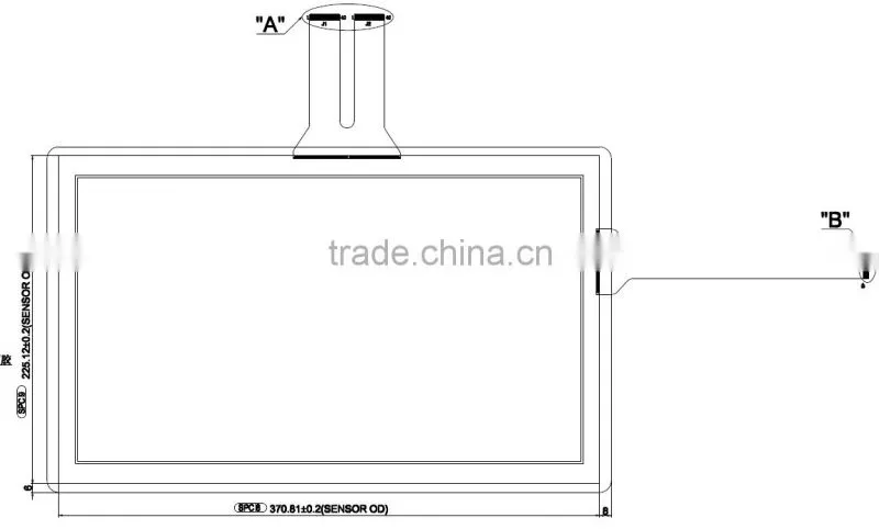 Competitve pricing high-transparency multi-touch 15 inch capacitive touch panel