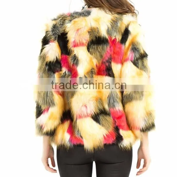 Fake fur coat mink fur coat for women 2015