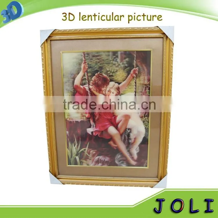 hot sale 3d flip pictures 3d lenticular picture,3D changing picture
