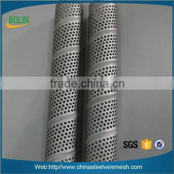 Golden supplier perforated stainless steel tubing / terp tubes / wire mesh sintering tube
