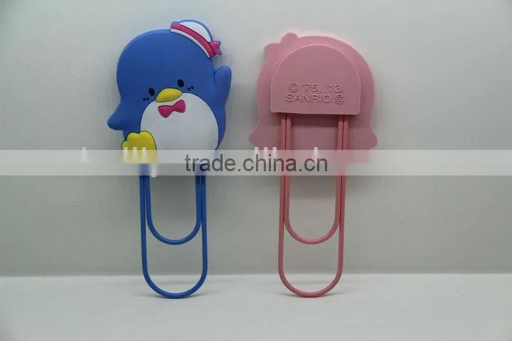 The Dongguan factory manufacture custom design silicone bookmark