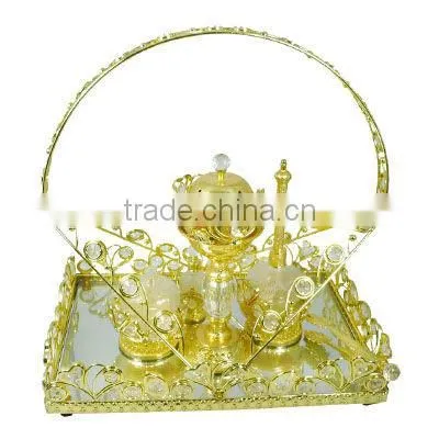 2014 metal burner mirror tray sets T144