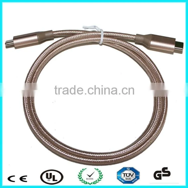 1m braided Reversible 10Gbps USB 3.1type-c to type-c cable