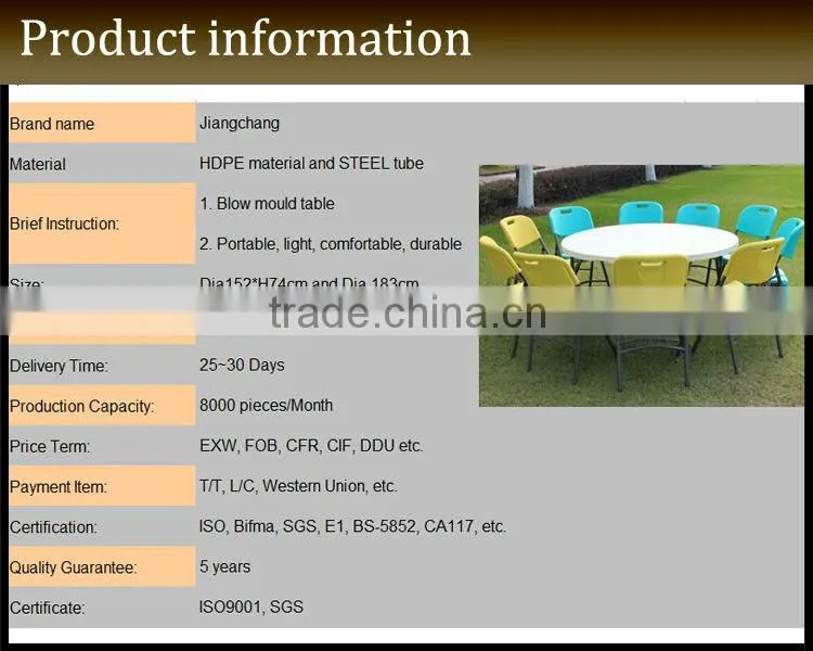 Outdoor Mini Plastic Folding Table For Studying Or Reading JC-T30