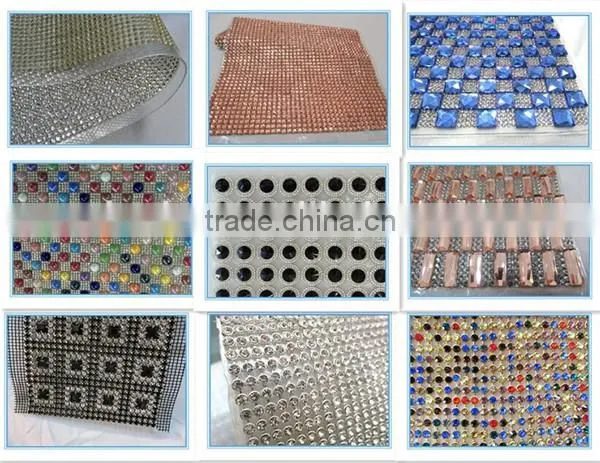 New arrive rhinestone accessories,rhinestone mesh trimming
