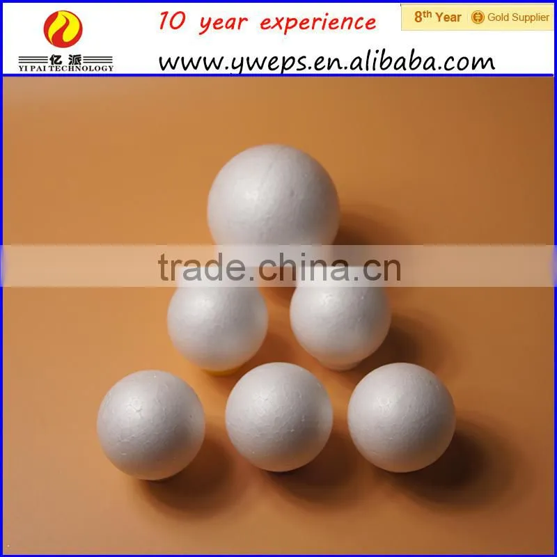 polystyrene white christmas ball