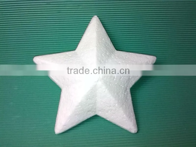 polystyrene christmas star for decoration