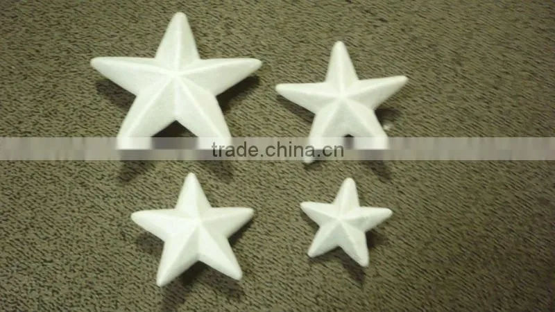 polystyrene christmas star for decoration