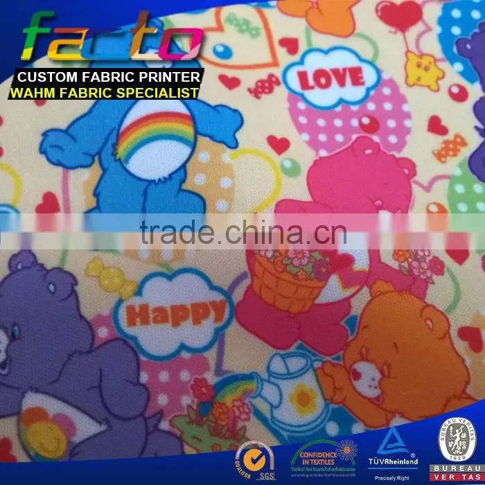 Custom Printing, PUL baby diaper, laminated pul fabric by the yard