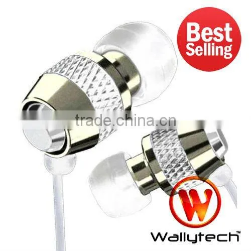 Wallytech Original WEA-081 Metal mp3 music player mp3 mp4 skull earphones OEM