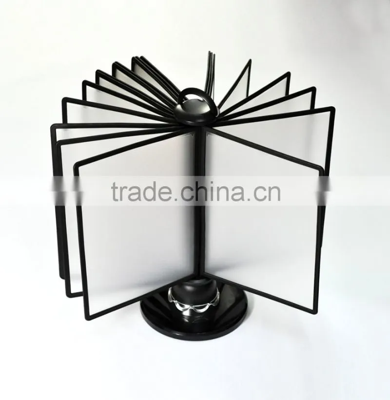 A4 Half Moon Handling Display Reference Rack 20 Pockets Display Reference Rack