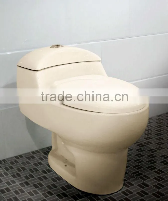 Different color long term supply large quantity wholesale ceramic toilets in yellow