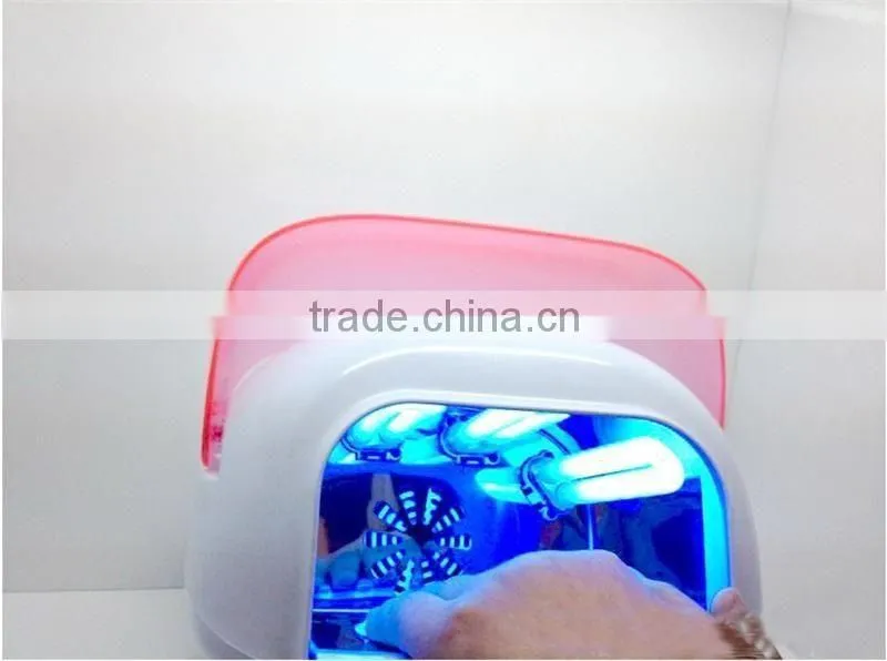 Pro. 36W Digital UV Gel Lamp Curing Tube Light Nail Art Dryer Salon 4 X 9W AC 110V 220V