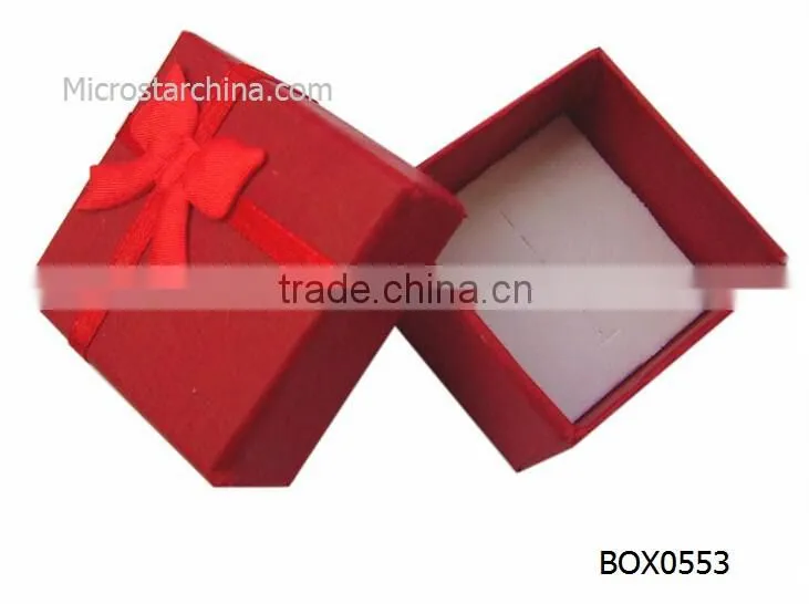 2016 Hot selling black cover fancy packing jewelry box