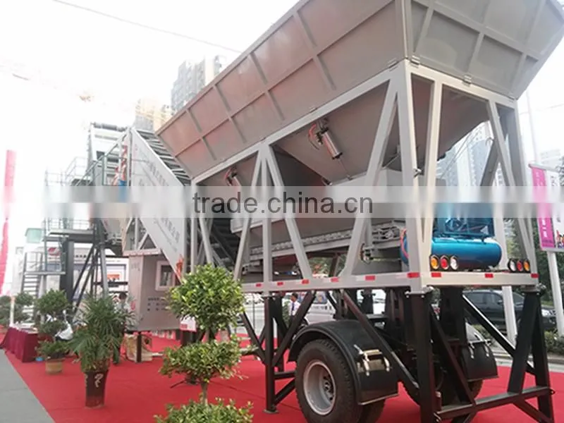 YHZS35 Mini Mobile Concrete Bacthing Plant for Sale