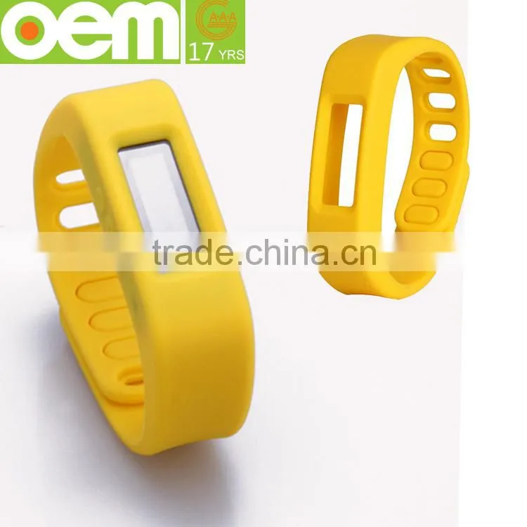 OEM high quality silicone rubber fitness band activity tracker