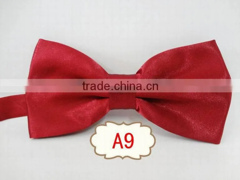 HOT Fashion Unisex Men and Lady Bowtie 36 Solid Colors in Stock
