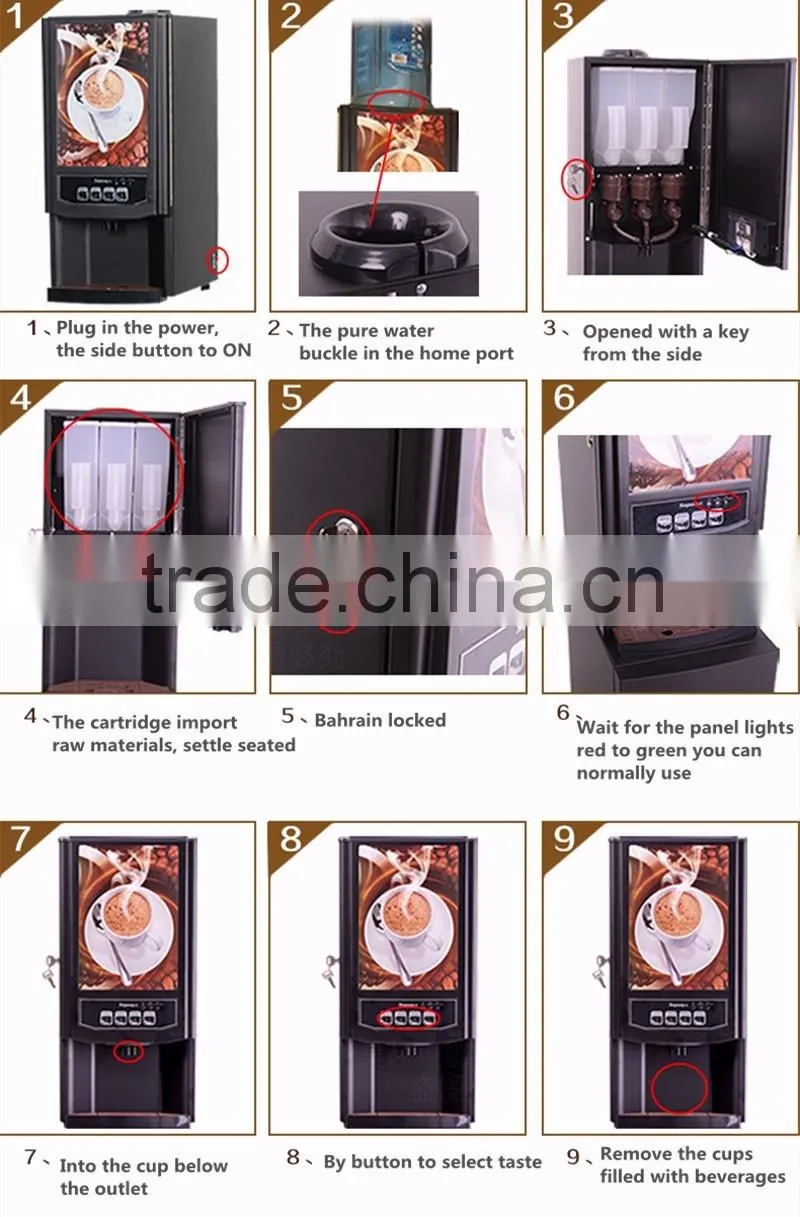 Economic coin operated coffee vending machine price