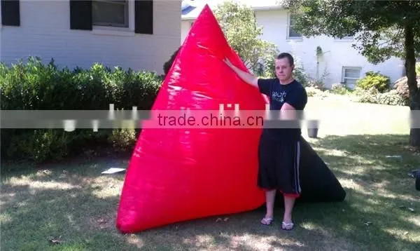 outdoor inflatable obstacles paint game,inflatable air bunker for game