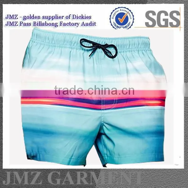 wholesale custom OEM polyester beach shorts swimwear for youth 18 boys your own design clothing new products 2015 low moq